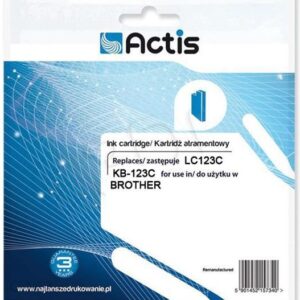Actis Brother Lc123 Cyan Kb-123C Kb-123C (KB123C)