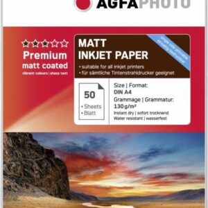 AgfaPhoto Premium Matt Coated 130 g A 4 50 kartek (AP13050A4M)