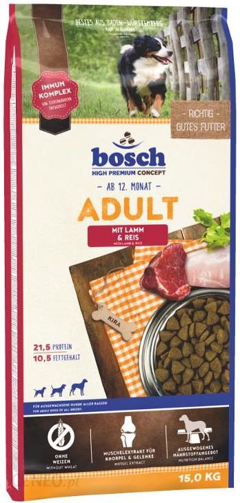 Bosch Mini Adult Jagnięcina i Ryż 2x15kg