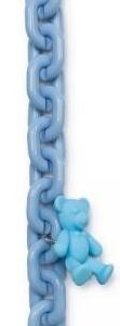 Color Chain (rope) kolorowy łańcuszek łańcuch zawieszka do telefonu portfela plecaka niebieski (1654511)