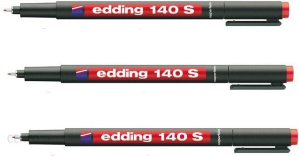 Edding MARKER 140S DO FOLII CzERWONY (E140S)