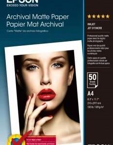 Epson Archival Matte Paper - A4 - 50 Arkuszy C13S041342