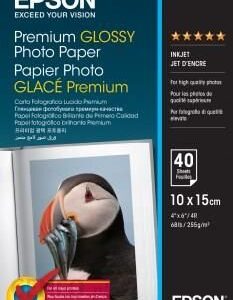 Epson Premium Glossy Photo Paper - 10x15cm - 40 Arkuszy C13S042153