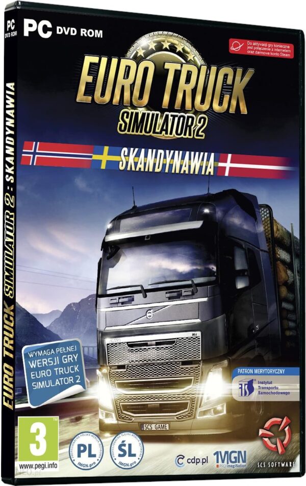 Euro Truck Simulator 2 Skandynawia (Gra PC)
