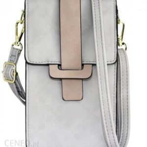 Fancy Bag Case ręcznie robione etui wysokiej jakości torba torebka na smartfon z paskiem na ramię portfel szary (model 1) (1656076)