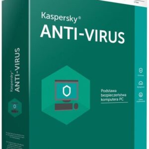 Kaspersky ANTI-VIRUS 1U 1Rok (KL1167PBAFS)