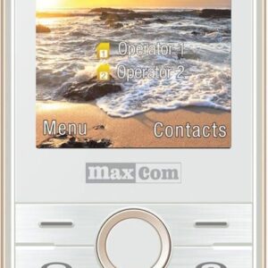 MAXCOM MM136 Biało-Złoty
