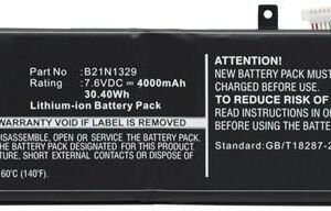 Micro Battery - laptop battery - Li-Ion - 4000 mAh - 30.4 Wh (MBXASBA0134)