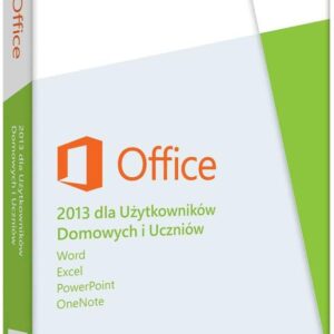 Microsoft Office 2013 dla Użyt. Domowych i Uczniów EN PKC 1 Użyt. Lic. Doż. (79G-03549)