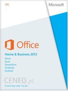 Microsoft Office dla Użyt. Domowych i Małych Firm 2013 EN PKC 1 Użyt. Lic. Doż. (T5D-01574)