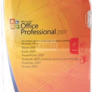 Microsoft Office Pro 2007 PL BOX Licencja Dożywotnia 2 Stanowiska (269-10357)