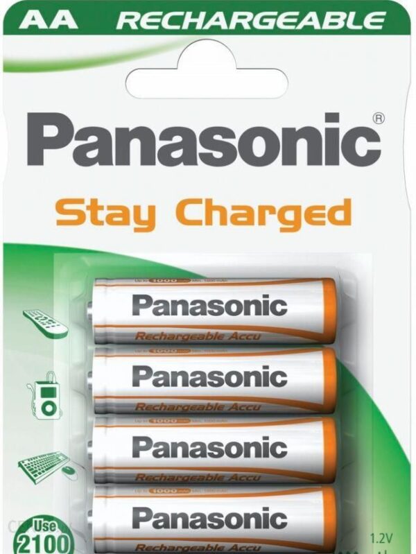 Panasonic 1x4 Panasonic Akku NiMH Mignon AA 1100 mAh Stay Charged (P6E/4BC1100)