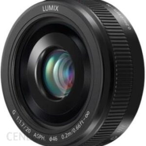 Obiektyw Panasonic LUMIX G 20mm f/1.7 II ASPH (H-H020AE-K)