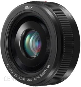 Obiektyw Panasonic LUMIX G 20mm f/1.7 II ASPH (H-H020AE-K)