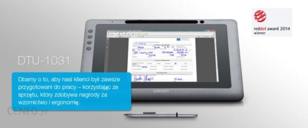 Wacom Tablet Sign&Save Z Oprogramowaniem Do Podpisu Elektronicznego (DTU-1031)